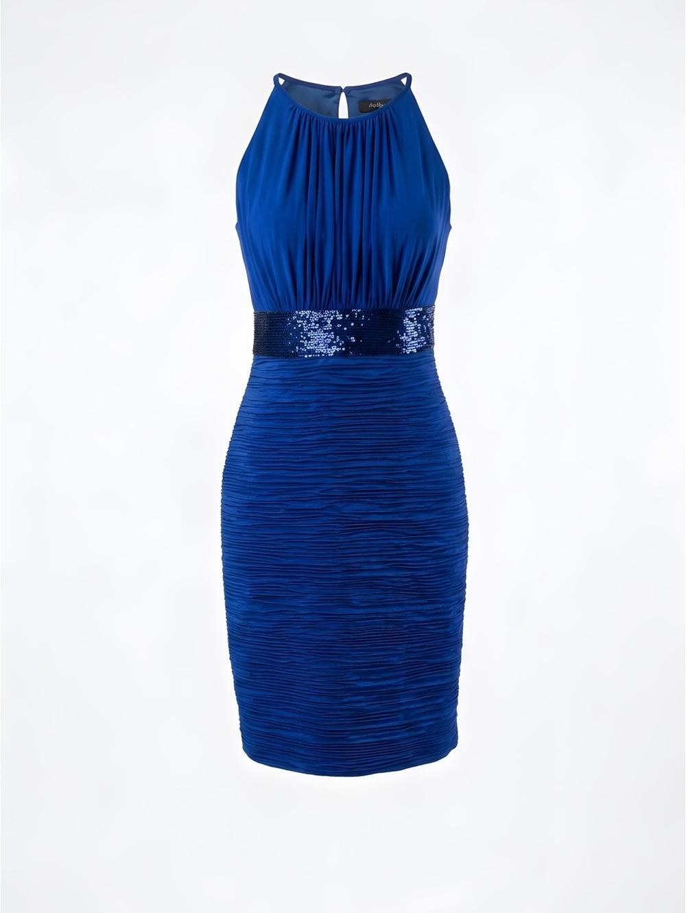 Mother of the Bride /Groom Sale -JS Boutique Royal Blue Halter Midi Dress